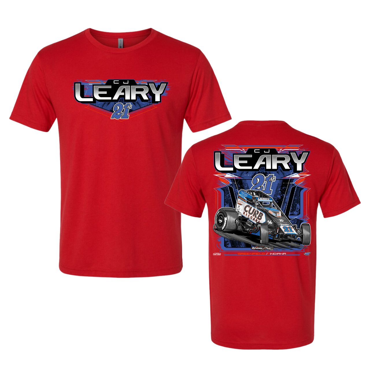 CJ Leary 21AZ Tshirt - Red