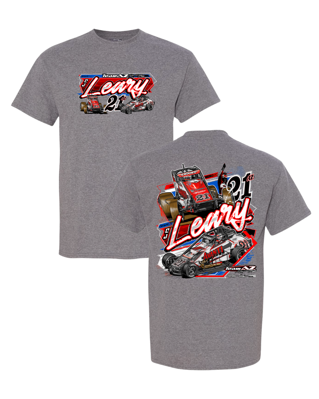 Silver Crown 21 AZ Tshirt - Heather Graphite