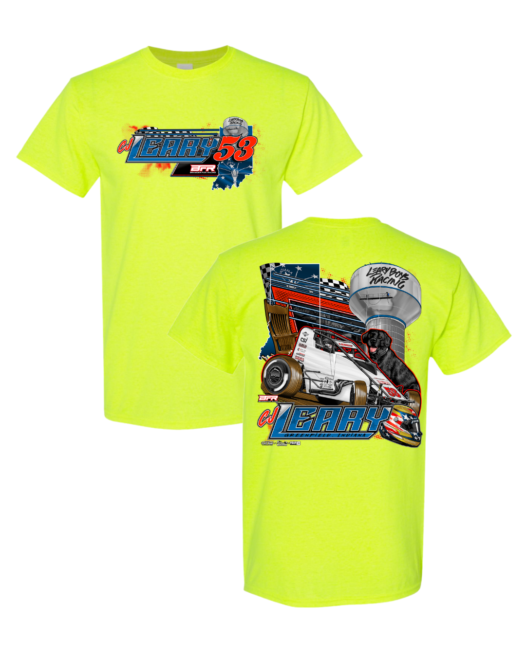 53 Sprint Week Tshirt - Neon Yellow