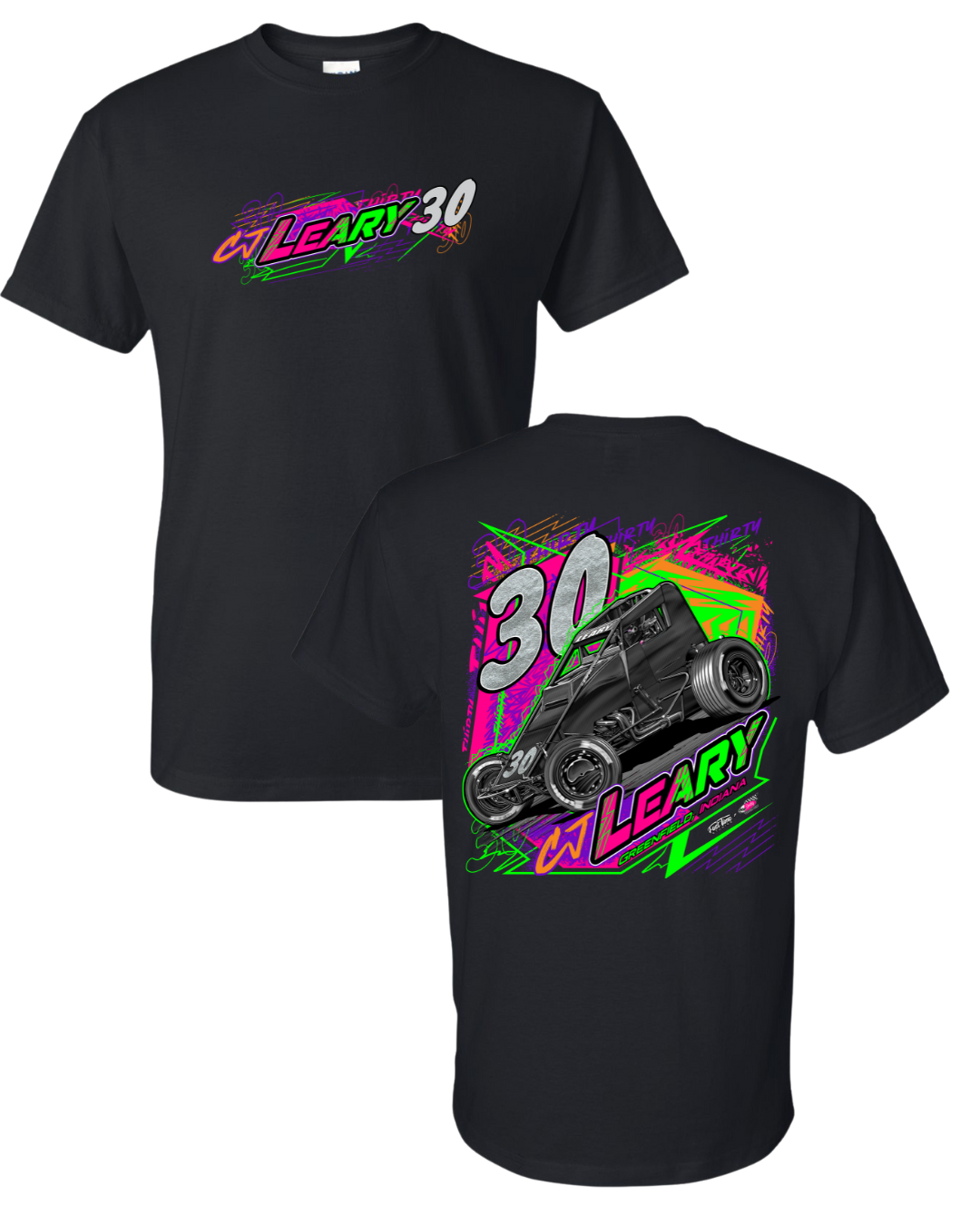 Leary 30 Tshirt - Black – CJ Leary Racing