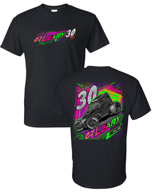 30 Neon Car Tshirt - Black