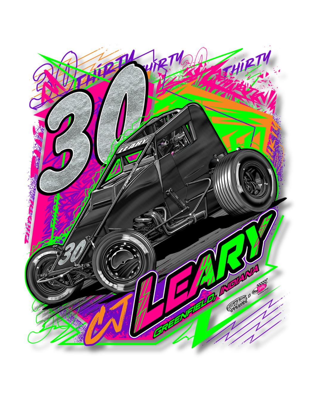 Decal - #30 Car Leary