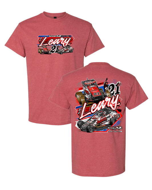 Silver Crown 21 AZ Tshirt - Heather Scarlet Red