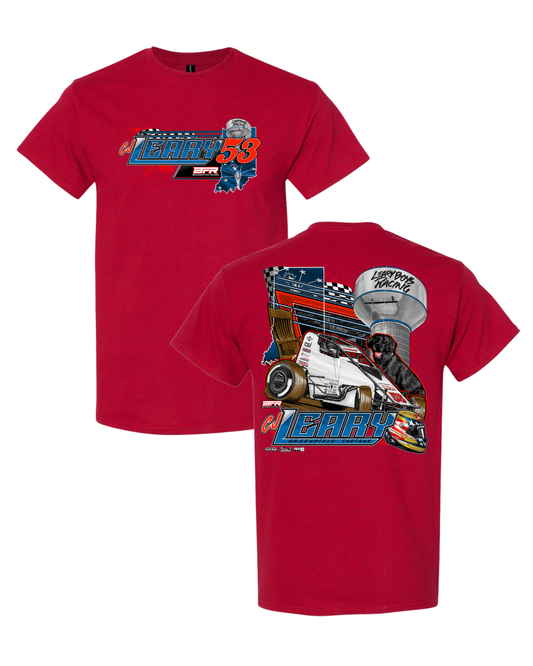 53 Sprint Week Tshirt - Antique Cherry Red